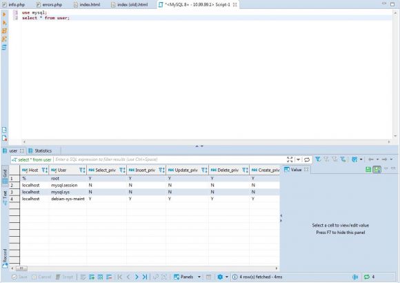 Practical Linux: M Is for MySQL - Figure 13